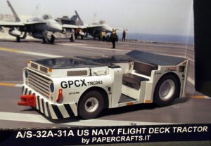 US Navy Flight Deck Tractor AS32A PaperMode